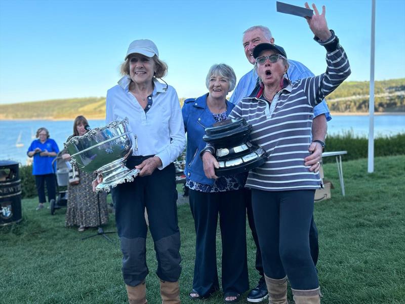 Rodmar celebrations at the Cardigan Bay Regatta 2023 photo copyright Dennis Fick and Fiona Best taken at New Quay Yacht Club