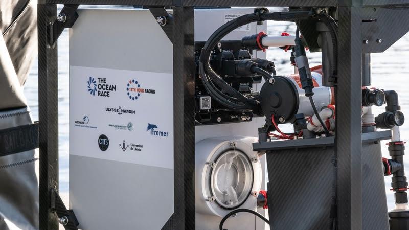 The OceanPack is a specialised instrument with multiple sensors that measure a range of types of data about the ocean. It works automatically and continuously, taking around 25,000 measurements a day - photo © Cherie Bridges / The Ocean Race