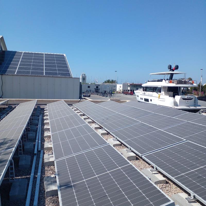 Solar panels at D-Marin Turgutreis Marina photo copyright D-Marin taken at 