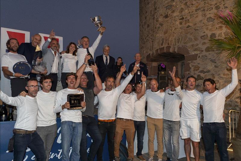 Benoît de Froidmont and his Wallyño crew Maxi C winners - 2023 Les Voiles de Saint-Tropez, final day photo copyright Gilles Martin-Raget taken at Société Nautique de Saint-Tropez