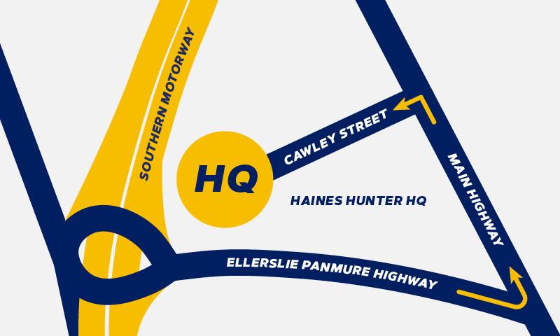 How to get to HQ - photo © Haines Hunter