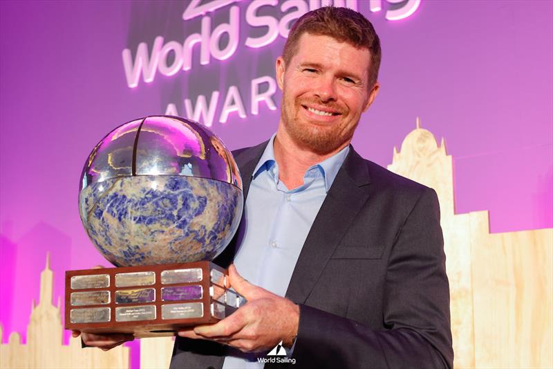 Tom Slingsby winner of the Rolex World Sailor of the Year - Male at the World Sailing Awards, Malaga, Spain on 14th November photo copyright Mark Lloyd / World Sailing taken at 
