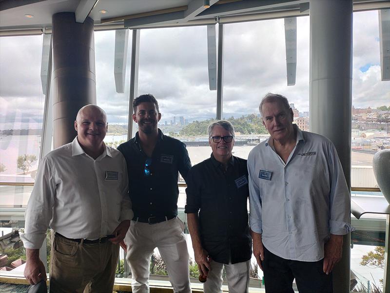 Peter Mahoney, Scott Carter, Glen Grey, Steve Fisher - 2023 Sydney Superyacht Captains' Long Lunch photo copyright Rivergate Marina & Shipyard taken at 