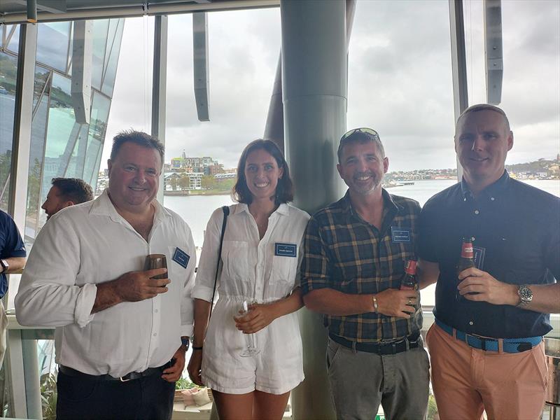 Paul Catts, Maddie Spencer, Matthew Stafford, Matthew Bailey - 2023 Sydney Superyacht Captains' Long Lunch photo copyright Rivergate Marina & Shipyard taken at 