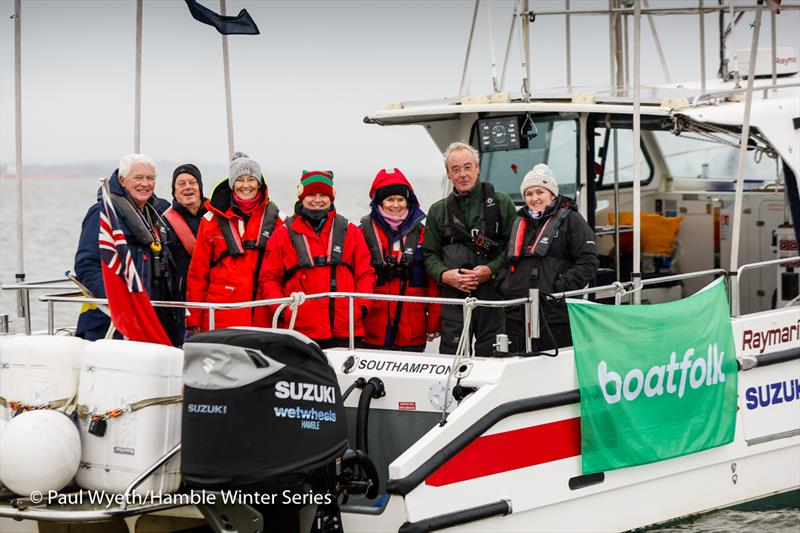 42nd Hamble Winter Series race team - photo © Paul Wyeth / www.pwpictures.com