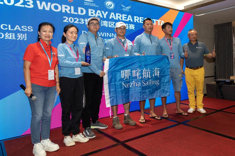 Today's J/80 winners: Nezha Sailing. World Bay Area Regatta 2023 - photo © Guy Nowell for WBA23