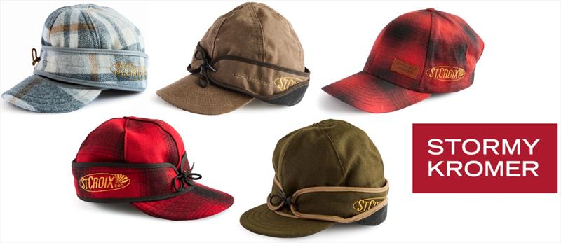 DID YOU KNOW? The St. Croix Factory Store is the ONLY place to find St. Croix-branded men's and women's Stormy Kromer apparel!  - photo © St. Croix Rods