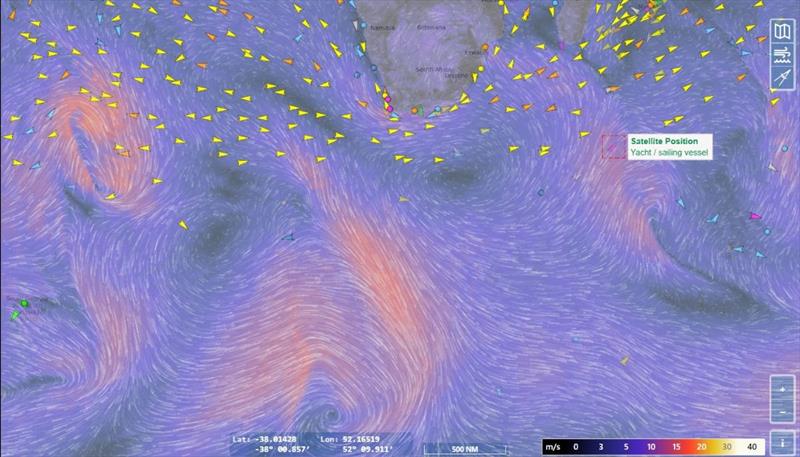 Location of the refuelling operation photo copyright Global Solo Challenge taken at 