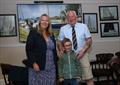 Commodore of RTYC Karen Cox, RCS of RTYC Andrew Ketteringham with young sailor Leopold © Chris Cox