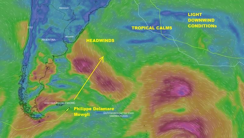 Philippe Delamare - Uncertain South Atlantic Route photo copyright Global Solo Challenge taken at 