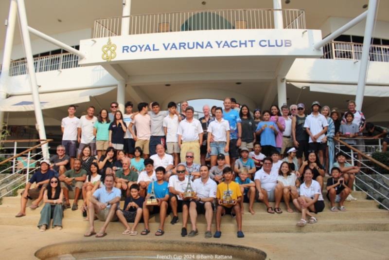 All participants thank the French organizers for an excellent and very enjoyable social and sailing event photo copyright Bamb Rattana taken at Royal Varuna Yacht Club