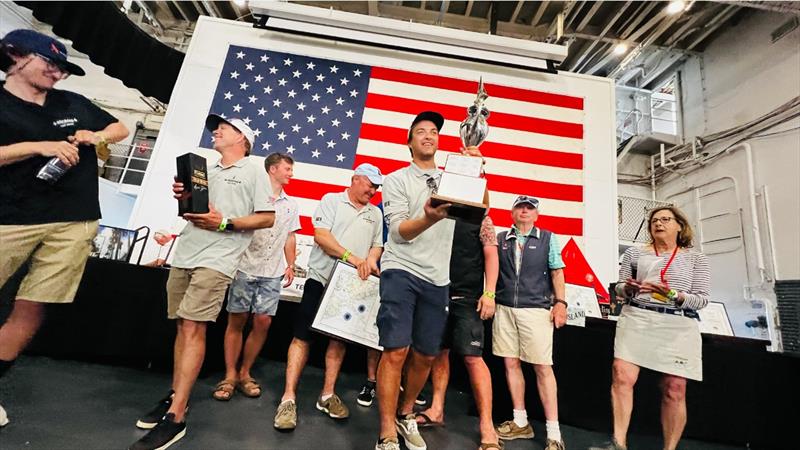 You can't win if you don't race. In 2023, Matthew Schaedler from Toledo, Ohio skippering his J/122 Blitzkrieg won best in class in the highly competitive offshore ORC A division - photo © Joy Dunigan / CRW2023