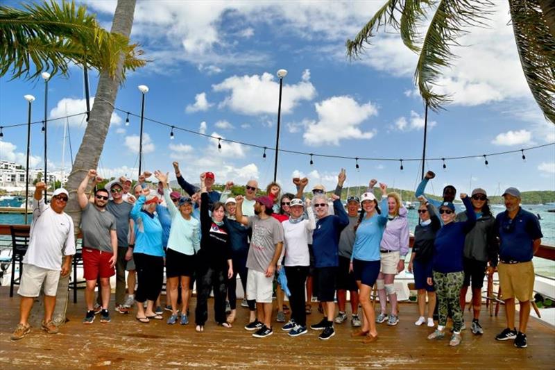 Liberty Sailing Club members and Clinic & Regatta participants photo copyright Dean Barnes taken at St. Thomas Yacht Club