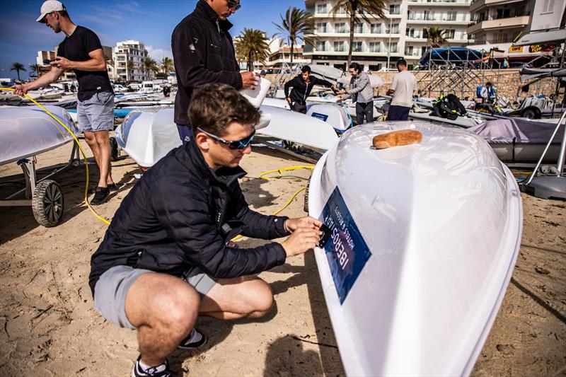 Preparations ashore photo copyright Sailing Energy / Trofeo Princesa Sofía Mallorca taken at Real Club Náutico de Palma