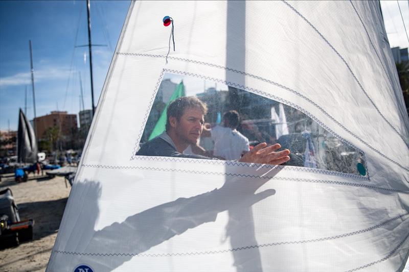 Scenes from the Skiff, Nacra, and 470 boat park in El Arenal, the easternmost of the three Trofeo Princesa Sofía venues photo copyright US Sailing Team taken at Real Club Náutico de Palma