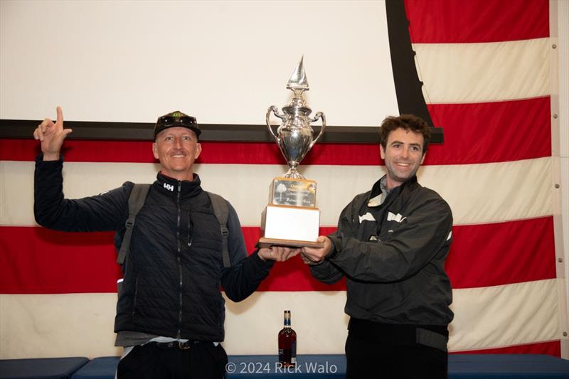 Alumni Jay Greenfield, skipper of the Cheetah 30 Bottle Rocket, sailing with good friends Nick Johnstone, also a College of Charleston alumnus, and Nate Fast, took two bullets to win in Pursuit Spinnaker B - photo © Rick Walo / CRW 2024