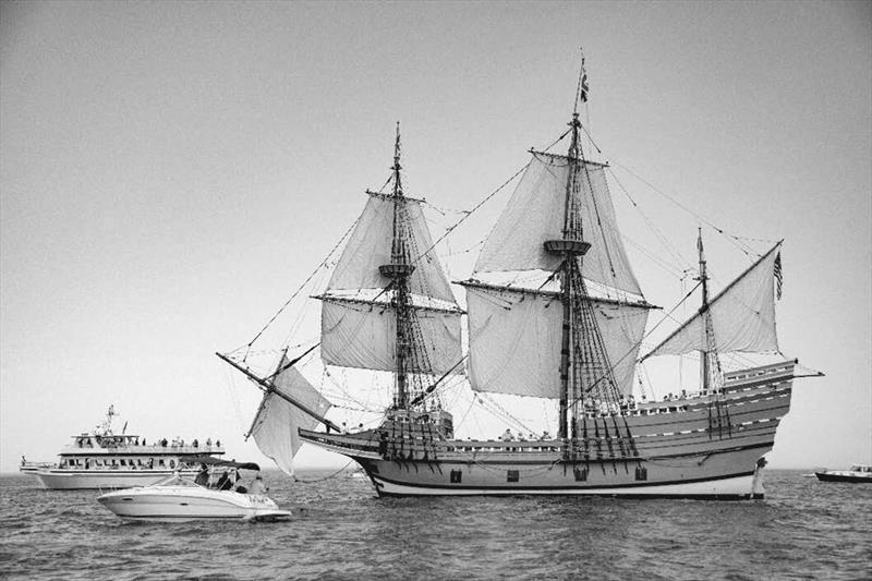 Project Mayflower - Mayflower II in Plymouth Harbor, September 2020 photo copyright Karen Wong Photography taken at 