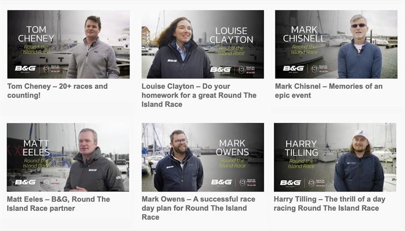 B&G Round the Island Race Video Interviews photo copyright B&G taken at Island Sailing Club, Cowes