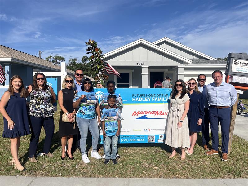 MarineMax dedicates their 7th habitat for humanity home photo copyright MarineMax taken at 