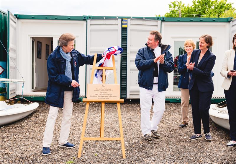 Princess Royal visit to Seaview Sailing Trust - photo © Sea View Yacht Club