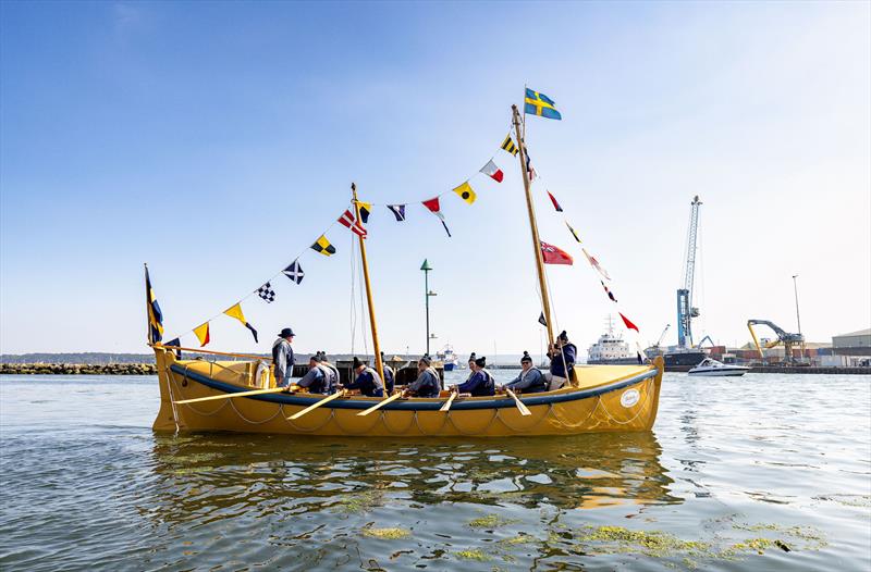 The oldest lifeboat taking part came from Sweden and was build in 1868 - photo © RNLI / Nathan Williams