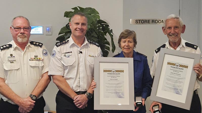 Greg Davies, Alex Barrell, Trish Hallett, Keith Reichenbach photo copyright Marine Rescue NSW taken at 