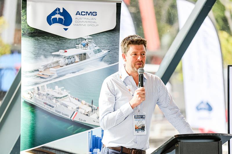 Nick Lester, General Manager, SeaLink Sydney Harbour and Chair of ACMG opens the conference - Inaugural Australian Commercial Marine Conference photo copyright Salty Dingo taken at 