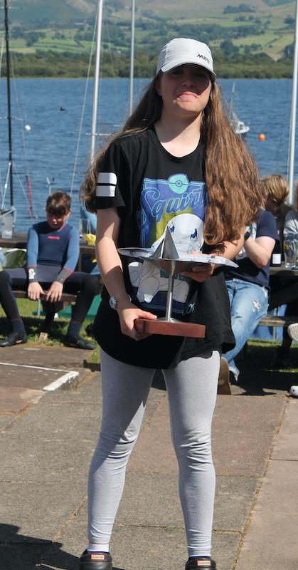 Craftinsure Bass Week 2024 - Caroline Storey Memorial Trophy – Female with dogged determination – Grace Stockdale photo copyright William Carruthers taken at Bassenthwaite Sailing Club