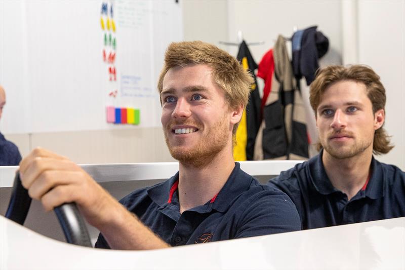Lambriex and Moliakov in the simulator - photo © Sander van der Borch