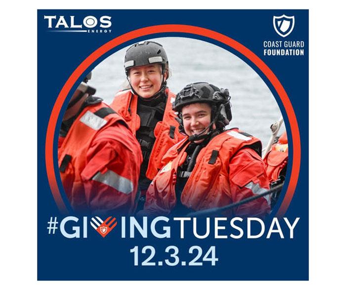 Coast Guard Foundation launches GivingTuesday Matching Gift Challenge with Talos Energy photo copyright Coast Guard Foundation taken at 