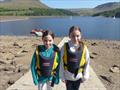 Eloise and Bethany James during the Dovestone Sailing Club Open Day