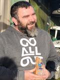 Feri Szincsak recognised with an RYA Scotland Impact Award © Clyde Windsurfing and SUP Club