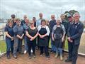 A few of Mersey Yacht Club and ORCV volunteers; Far left Sam McGrath MYC Commodore and in the back grey shirt ORCV Vice Commodore Paul Roberts - Melbourne to Devonport Yacht Race © Jane Austin / ORCV media