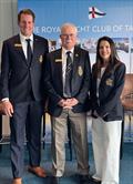 RYCT General Manager Edward Bourchier, RYCT Commodore Nick Hutton and the Honourable Jane Howlett MP, Minister for Tourism, Hospitality and Events