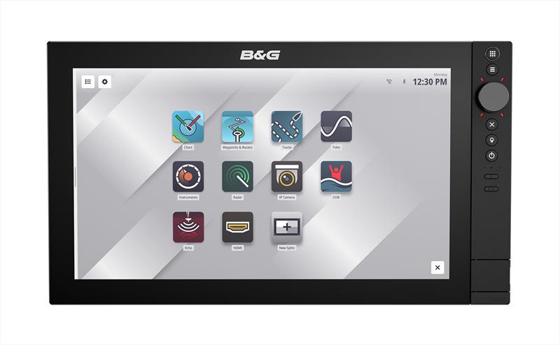 B&G Zeus SR 16 - Homescreen - photo © B&G