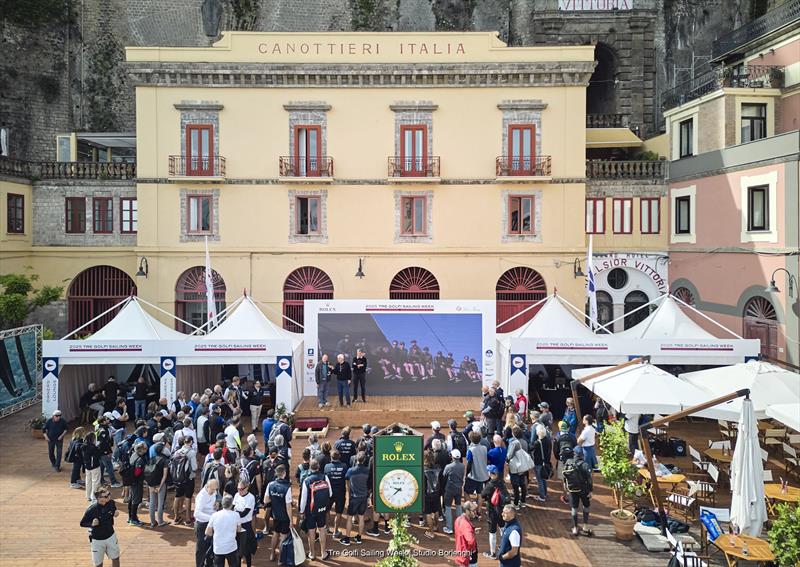Tre Golfi Sailing Week 2025 Opening Ceremony photo copyright Studio Borlenghi taken at Circolo del Remo e della Vela Italia
