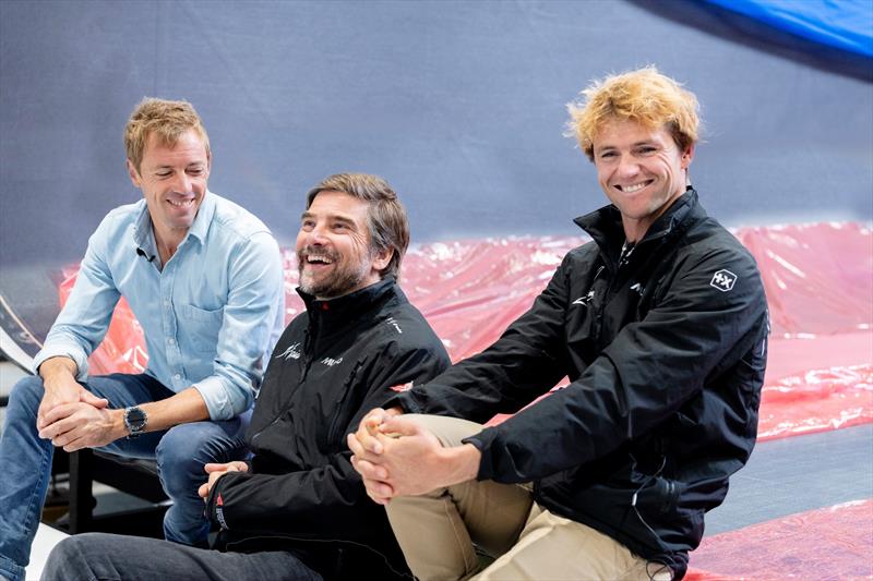Thomas Ruyant (TR Racing), Boris Herrmann (Team Malizia), and Loïs Berrehar (Team Banque Populaire) - photo © Eloi Stichelbaut / polaRYSE / TR Racing / Team Malizia / BPCE