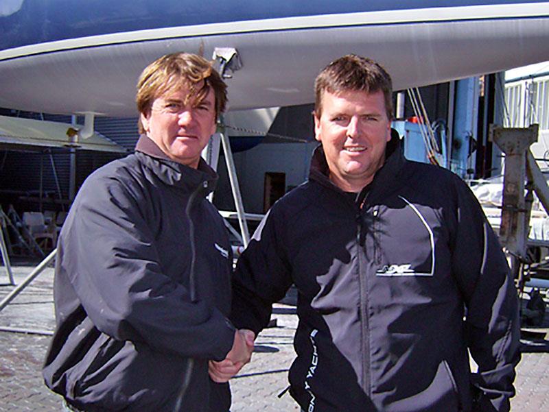 Sean Langman with Darren Williams in 2010 - photo © Noakes