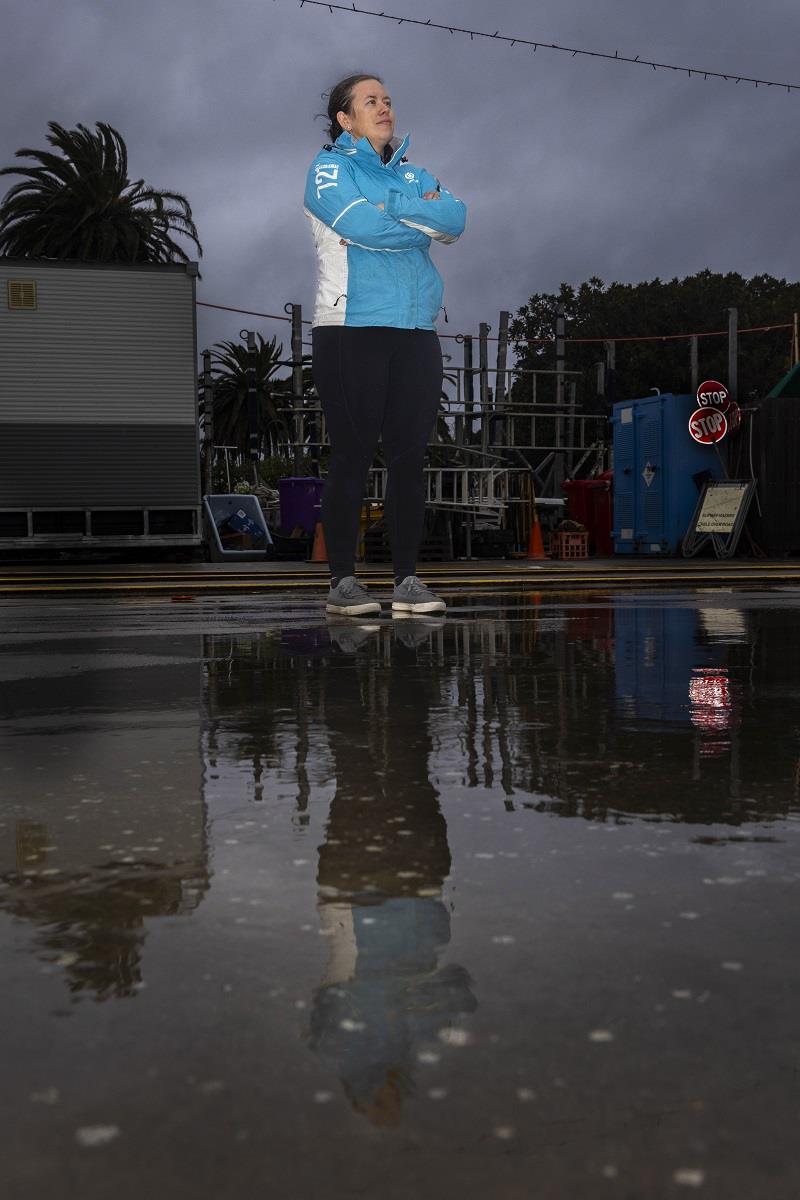 Race Officer Lou Hutton checking out the weather - Australian Women's Keelboat Regatta day 2 - photo © Andrea Francolini / AWKR