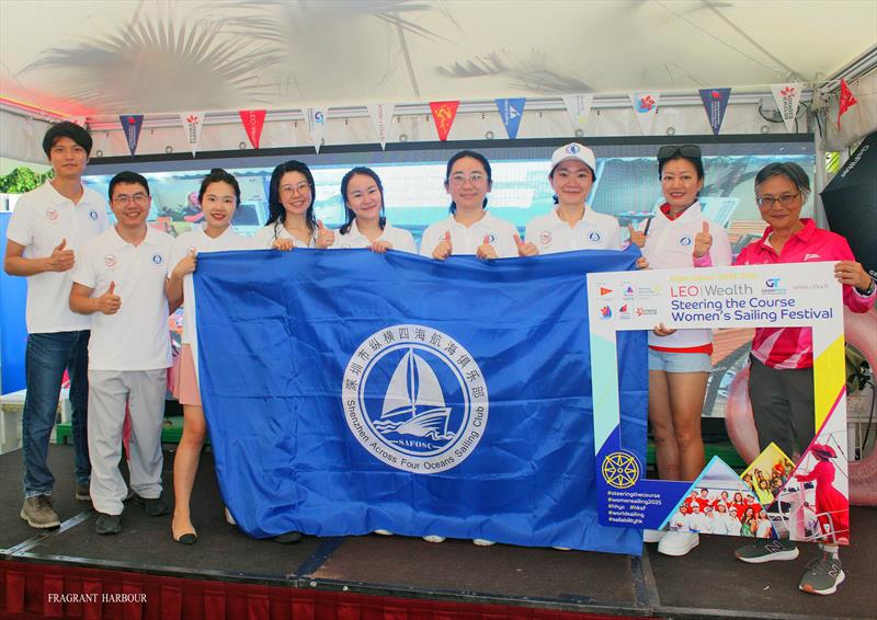 Sailors from Shenzhen during the Hong Kong Open Ladies'/Girls' Champs Regatta 2025 - photo © HHYC