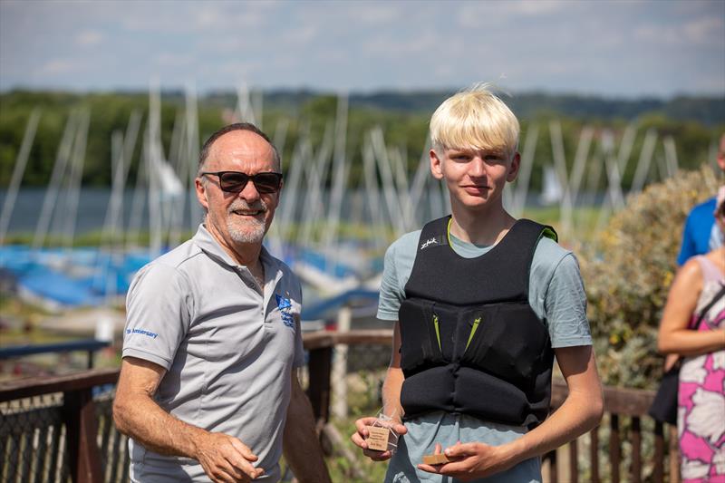 Pursuit Race 3rd Boy during the Chipstead SC Juniors Mid-summer Regatta 2025 photo copyright Chipmates parents taken at Chipstead Sailing Club