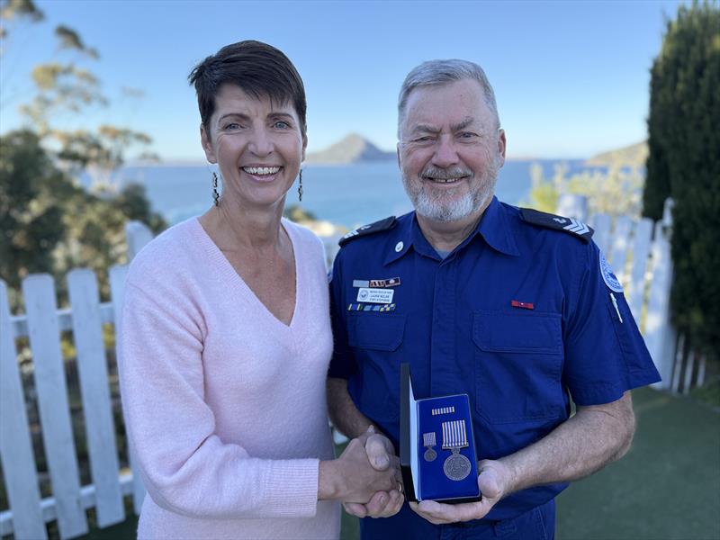 Kate Washington and Laurie Nolan photo copyright Marine Rescue NSW  taken at 