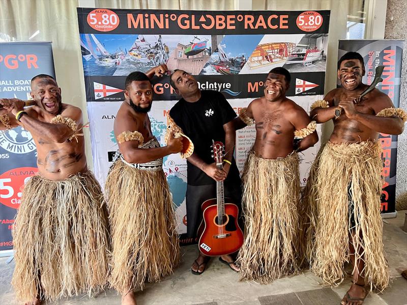 Vuda Marina organized  “Fiji Warriors” to welcome the 2025 Mini Globe Race fleet to Vuda Marina, Fiji - photo © Don McIntyre / MGR2025