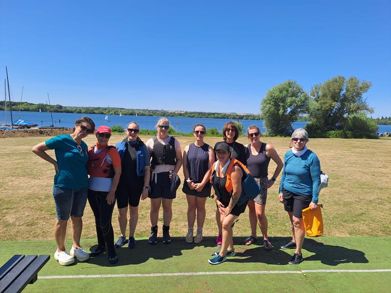 Women on the Water (WoW) group at Stewartby Water Sailing Club - photo © Jess Day & Jack Stockford