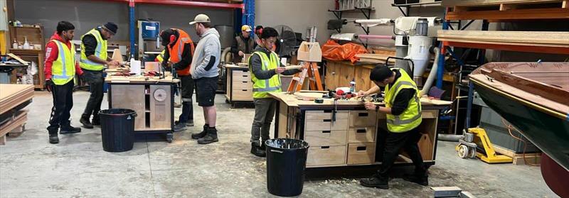 Work ready - Cert IV students - photo © Boating Industry Association of Victoria 