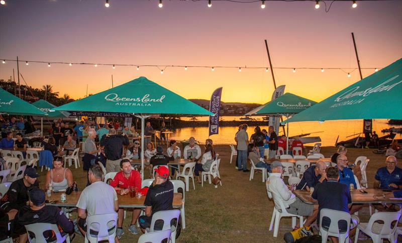 Competitors enjoying Airlie Beach Race Week sunset drinks at WSC - photo © Vampp Photography