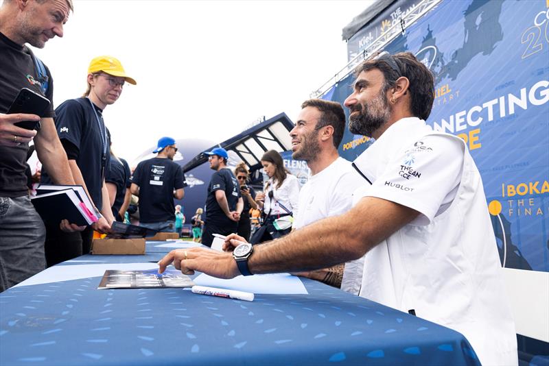 Alan Roura, skipper of Team AMAALA and the team at The Ocean Live Park during The Ocean Race Europe in Kiel, Germany - photo © Lloyd Images / The Ocean Race Europe