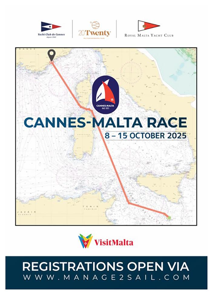 Cannes-Malta Race photo copyright Yacht Club de Cannes taken at Yacht Club de Cannes