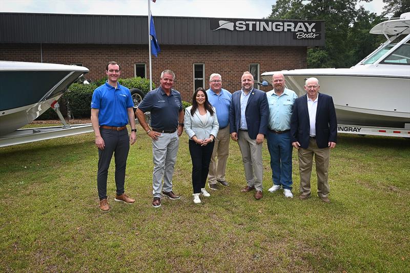 Stingray Boats recognized by U.S. Department of Labor in prestigious visit to local facility - photo © Steve Roos