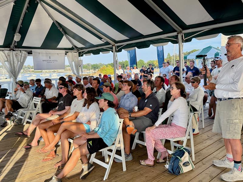 Ida Lewis Distance Race 2025 Skippers' Briefing photo copyright Charlotte Anderson taken at Ida Lewis Yacht Club